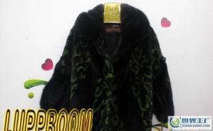 时尚与奢华的完美融合 女士皮草蝙蝠衫半袖貂皮外套